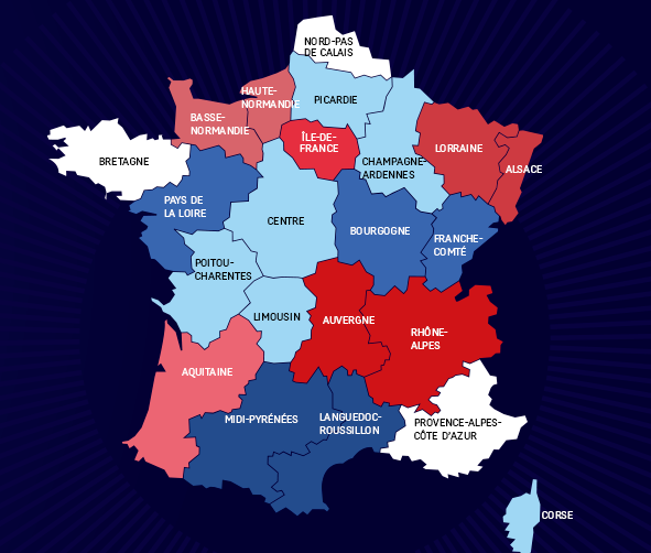 La nouvelle carte des régions selon François Hollande