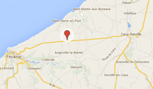 La victime a été découverte sur le bas-côté de D925 à hauteur d'Angerville-la-Martel