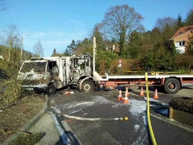 Les malfaiteurs avaient employés les granbds moyens à Bois Guillaume pour tenter de s'approprier des millions qui étaient danbs le fourgon blindé de laé société Loomis (@infonormandie)