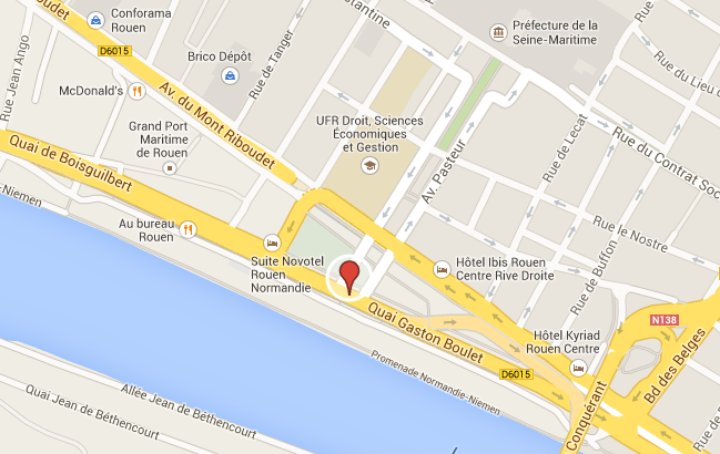 Rouen : une femme grièvement blessée par une voiture en traversant le quai Gaston Boulet