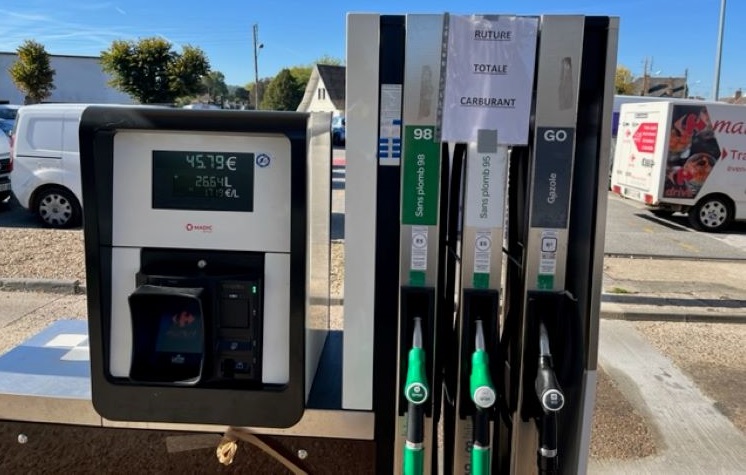 Nombreuses sont les stations-service à être en rupture de carburant en Seine-Maritime et dans l'Eure - Photo © infoNormandie