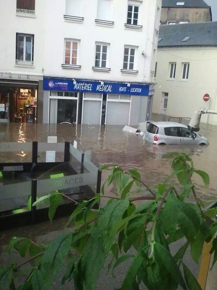 Intempéries dans le pays de Caux : les pompiers sont intervenus 70 fois ce soir