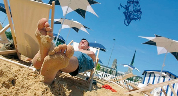 En une semaine, 50 000 personnes ont déjà foulé le sable de Rouen sur Mer !