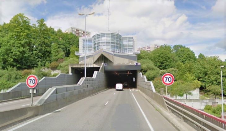 Le tunnel sera fermé  de 20h30 à 6h du matin, dans le sens Rouen vers Abbeville