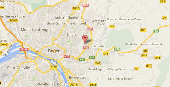 Rouen : un enfant de 4 ans percuté sur le trottoir, il est grièvement blessé