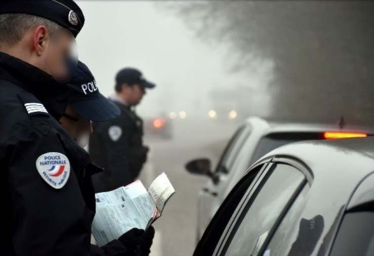 83 véhicules ont été contrôlés lors de l'operation qui a duré une heure, sur la RN 31 à Darnétal - Illustration © DDSP76