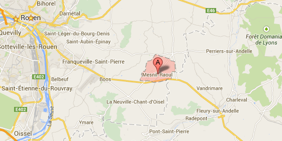 Un motard tué ce matin sur la D13 à Mesnil-Raoul, en Seine-Maritime
