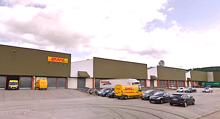 La société DHL, spécialisée dans la messagerie express, est basée à Saint-Etienne-du-Rouvray