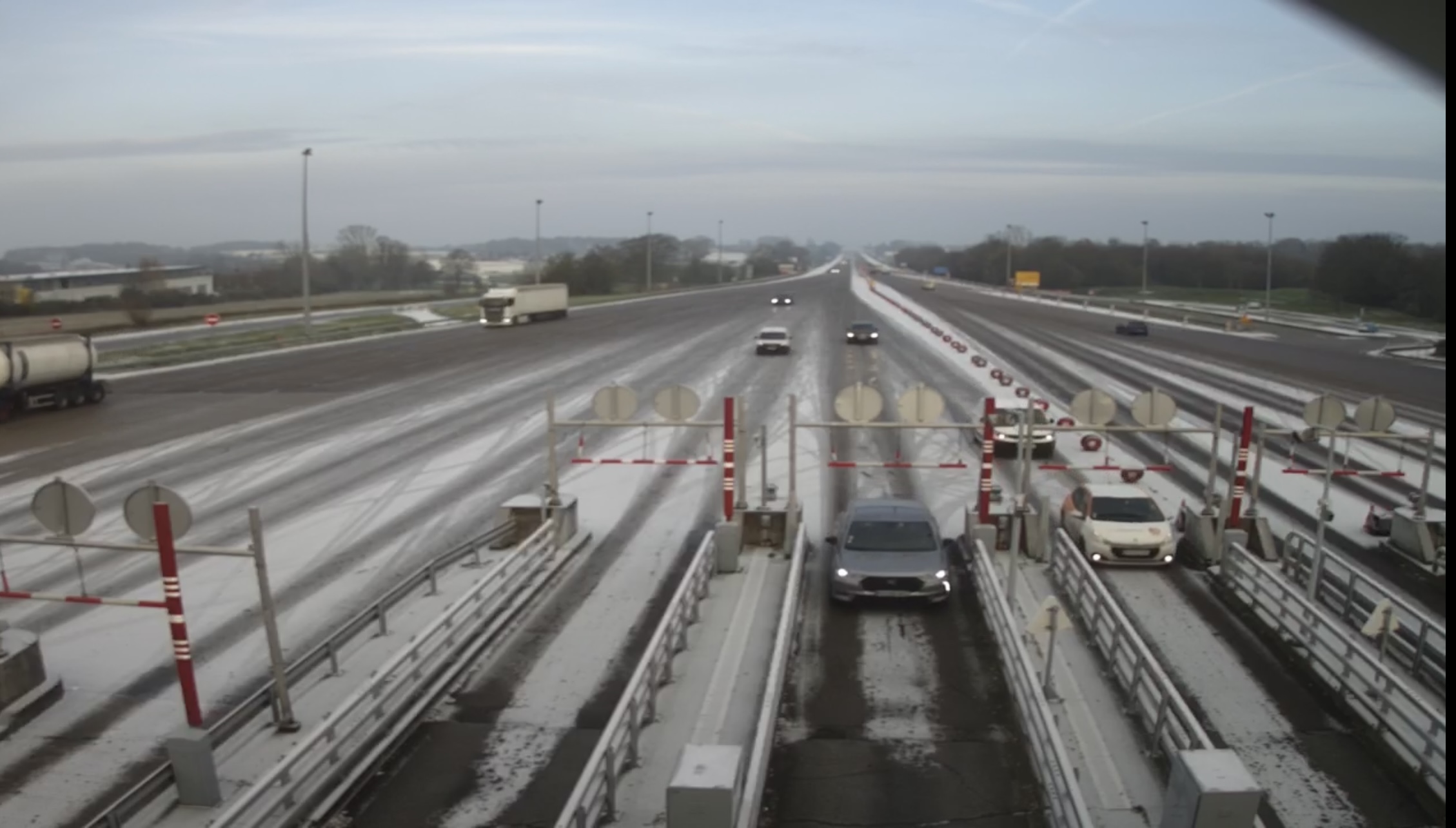 Pas de difficulté particulière ce matin sur l'autoroute A13 dans la traversée des Yvelines - Capture d'écran Sanef