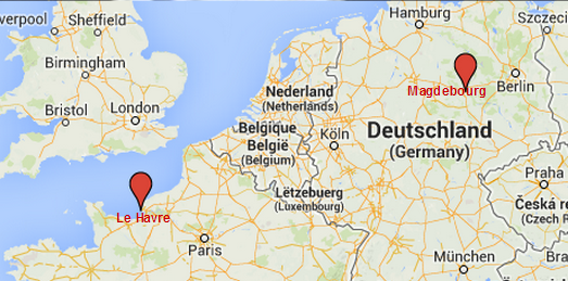 Parti de Magdebourg, en Allemagne, Peter Reffert a d’abord parcouru plus de 900 km en voiture pour arriver au Havre