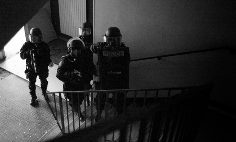 Les hommes du RAID, l'unité d'élite de la police nationale, étaient prêts à intervenir si besoin était (Photo d'illustration DGPN)