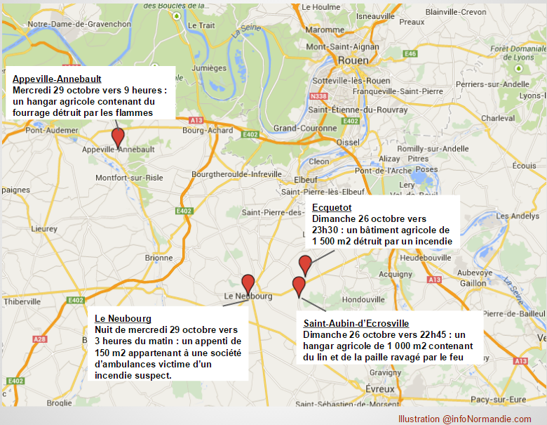 Cliquez sur la carte pour l'agrandir illustration @infoNormandie
