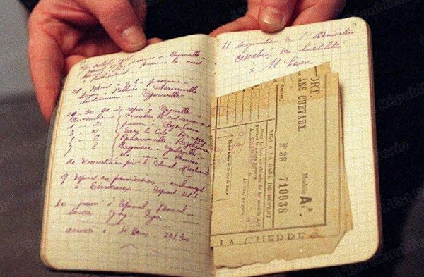Le carnet militaire d'un poilu (Photo DR)