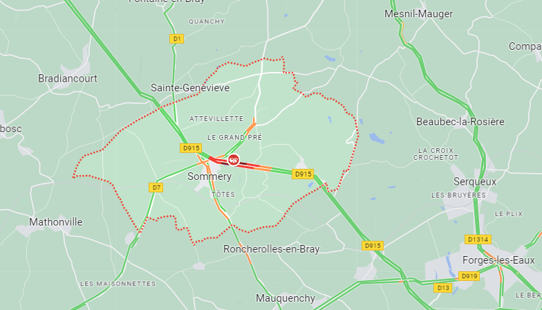 Seine-Maritime. Face-à-face entre deux véhicules à Sommery : quatre blessés, dont un grave