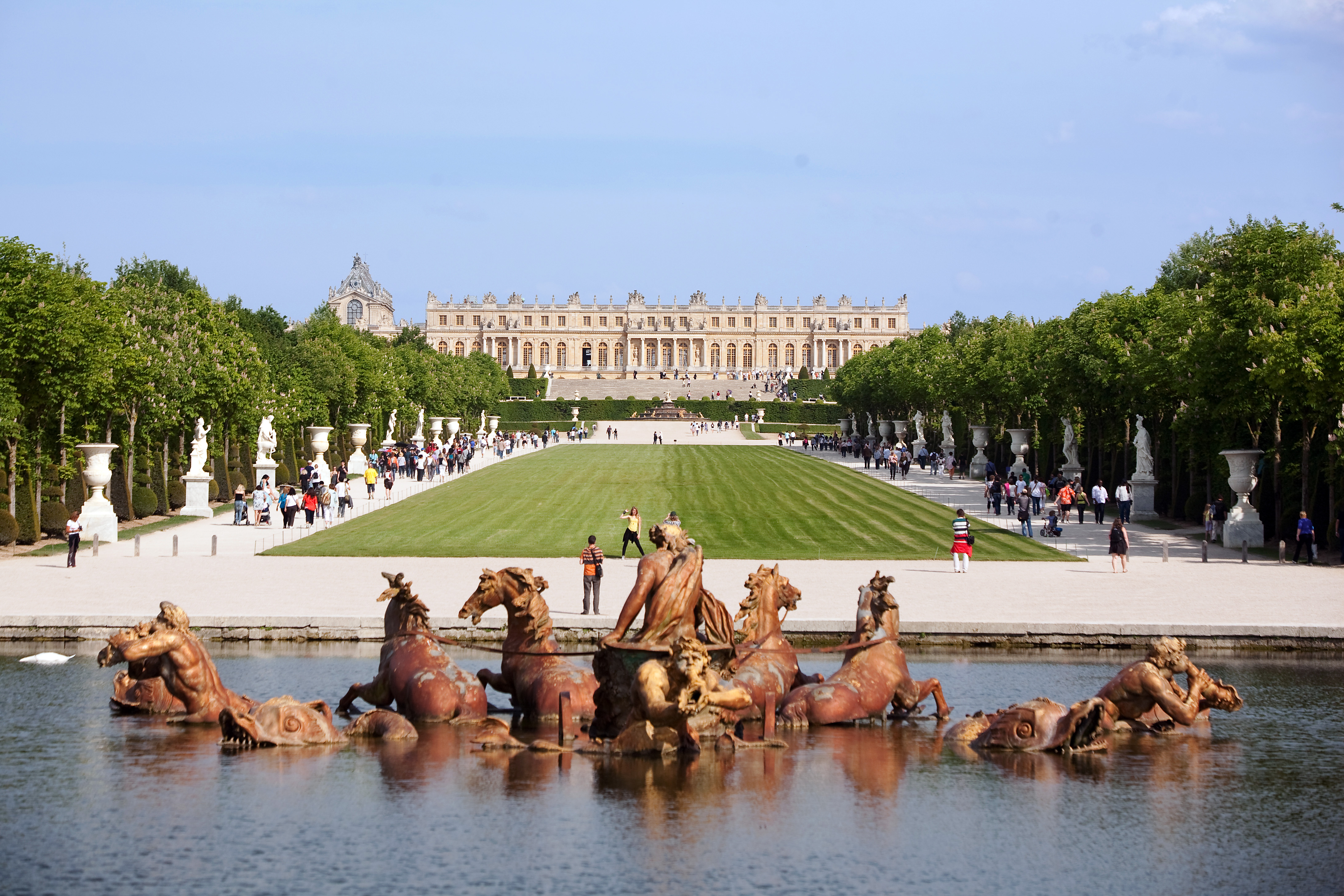Le château de Versailles des milliers de visiteurs chaque semaine (Photo @DR)
