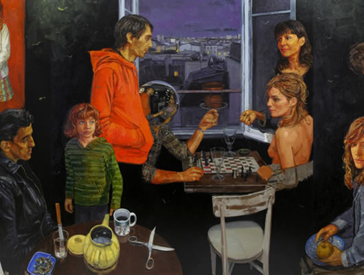 Gilles Marrey expose une série de toiles au Centre d'art contemporain de la Matmut.