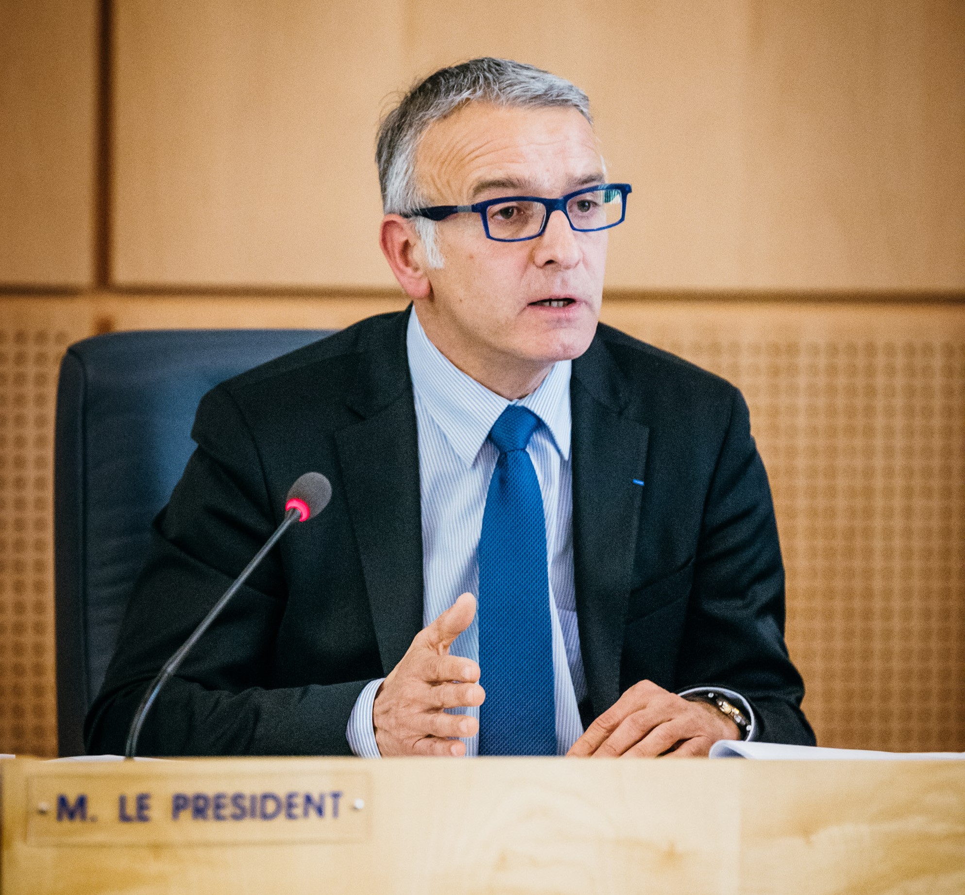 Pascal Martin lors de son discours d'installation (Photo @CG76)