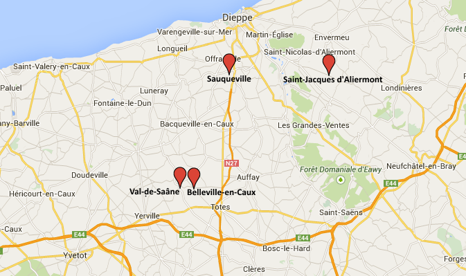 Quatre cambriolages constatés la même nuit dans la région de Dieppe