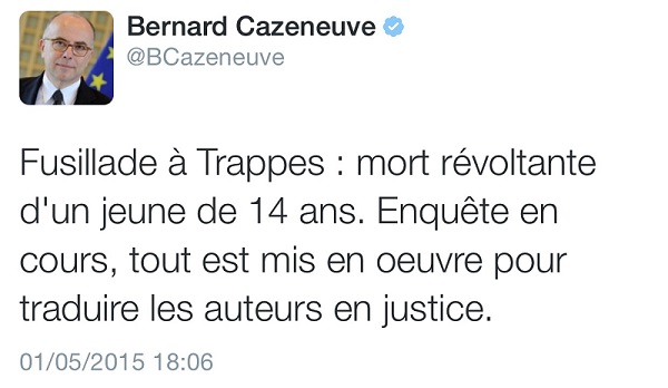 Un adolescent de 14 ans tué et un autre grièvement blessé dans une fusillade à Trappes