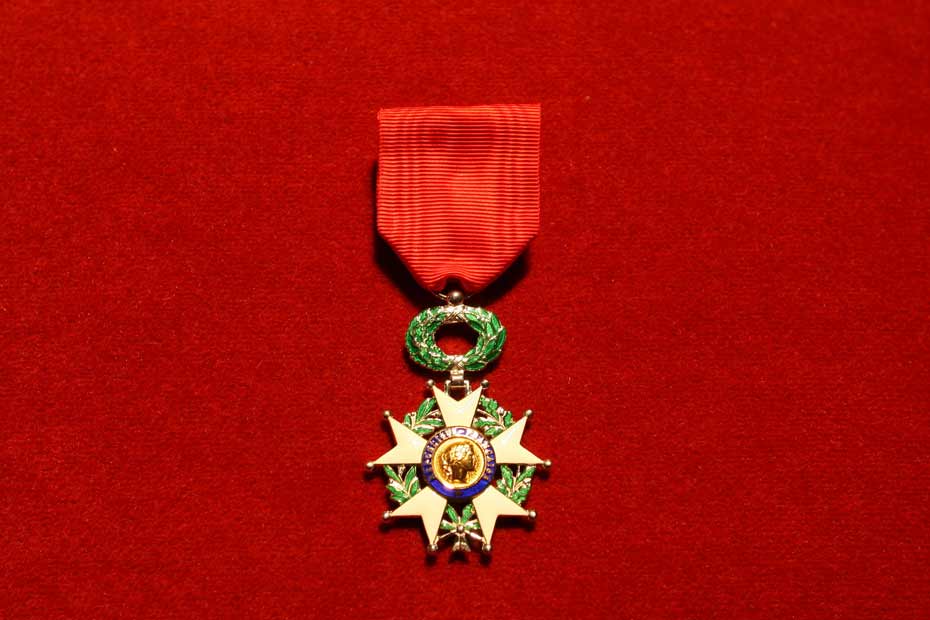L'insigne de la Légion d'honneur