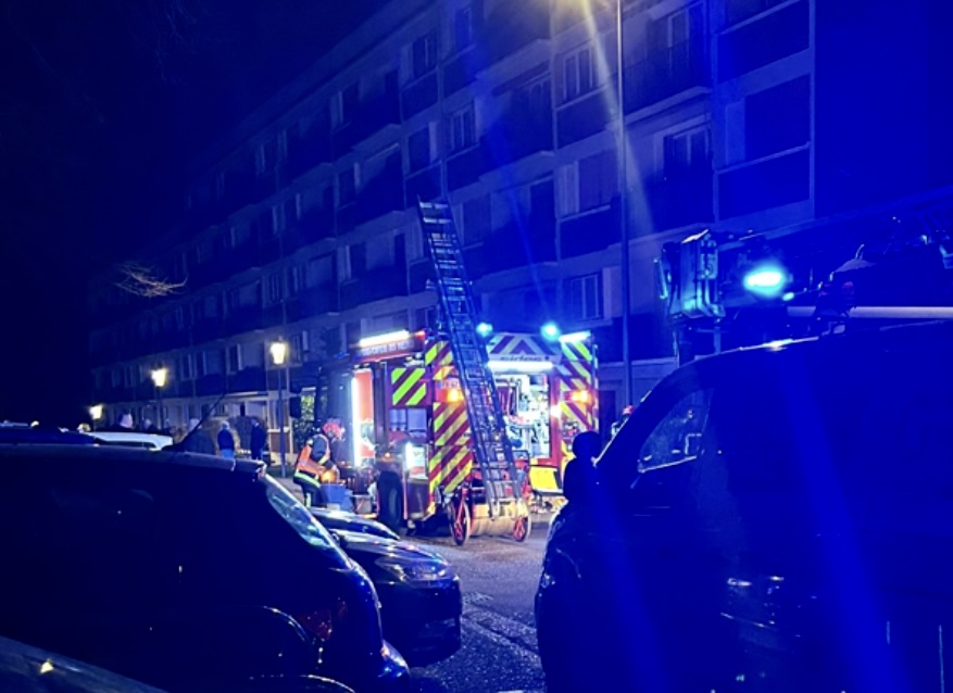 Les sapeurs-pompiers ont été alertés vers 5 heures