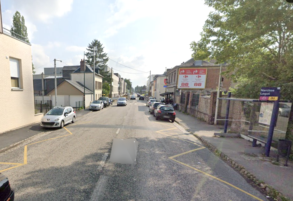 L'homme a été retrouvé inconscient, avec des plaies au visage,samedi vers 22 heures,au bord de la route de Neufchâtel à Bois-Guillaume - Illustration