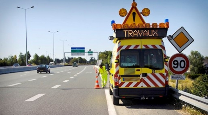 Travaux sur l'A150 : bouchon de 1,3 km à Barentin (76)