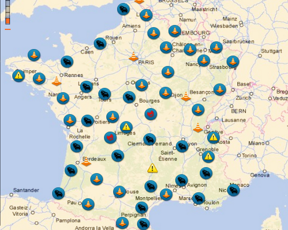 Capture d'écran @Bison Futé