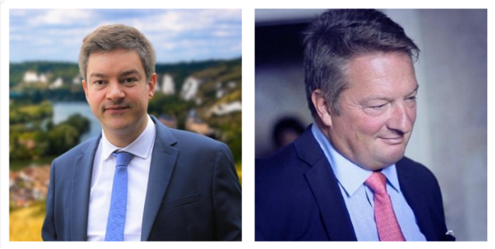 Thimiotée Houssin (RN) et Frédéric Duché (ENS)