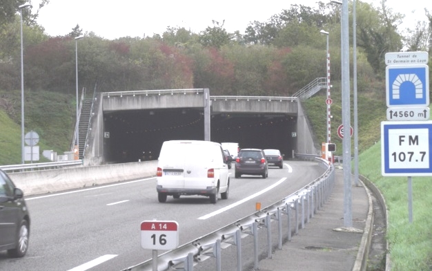 L'autoroute A14 fermée la nuit, du 24 au 28 août, pour des travaux de sécurité 