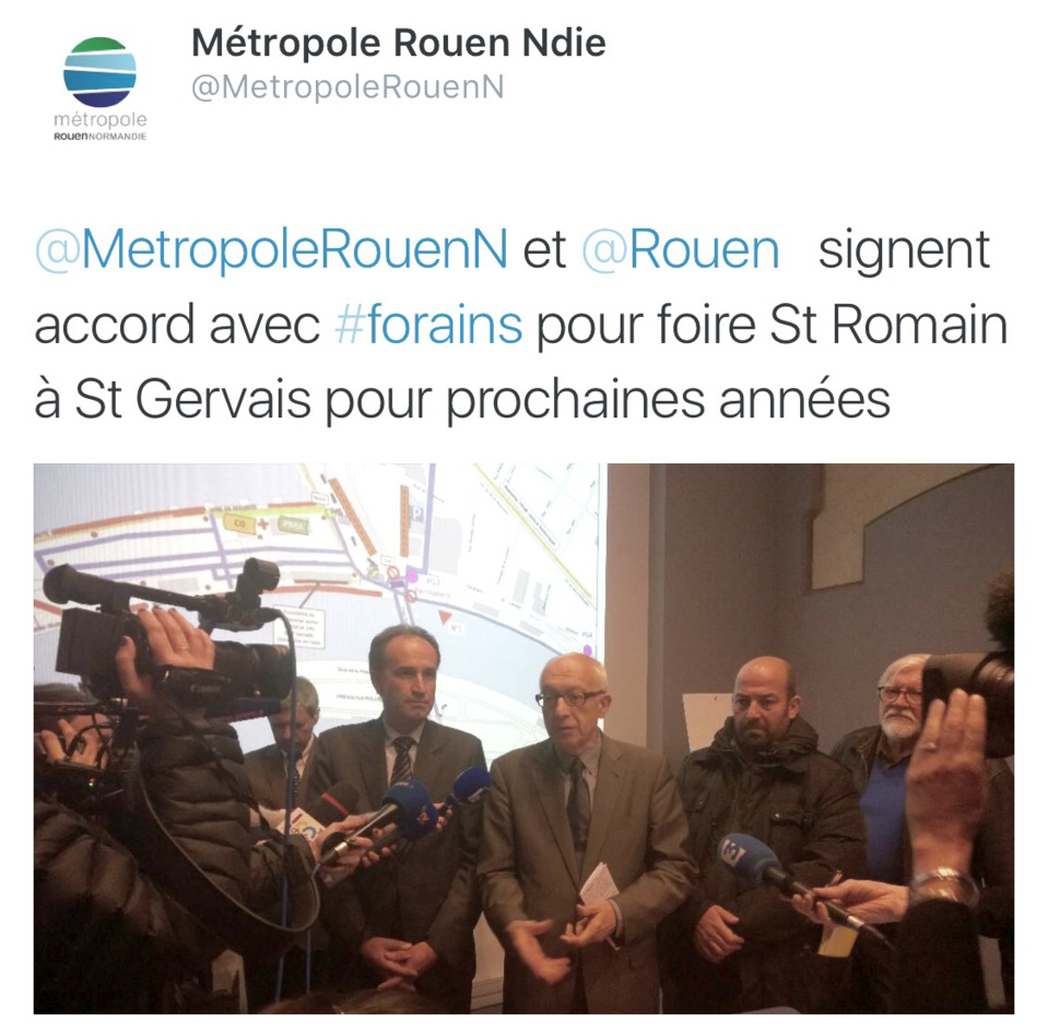 Foire Saint-Romain de Rouen : accord conclu, ce sera l'esplanade Saint-Gervais !