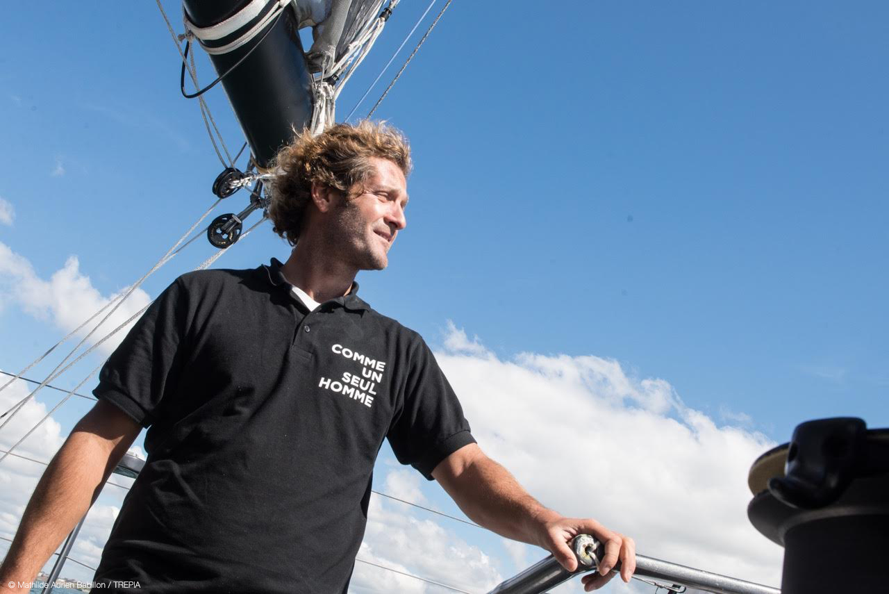 Eric Bellion lors du Vendée Globe    (Photo@Mathilde Adrien Babillon / TREPIA)