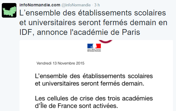 Attentats de Paris : au moins 120 morts. L'Etat prend des mesures exceptionnelles