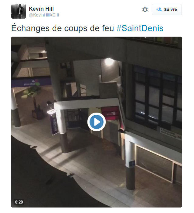 Fusillade et assaut ce matin à Saint-Denis, dans le secteur du Stade de France, près de Paris