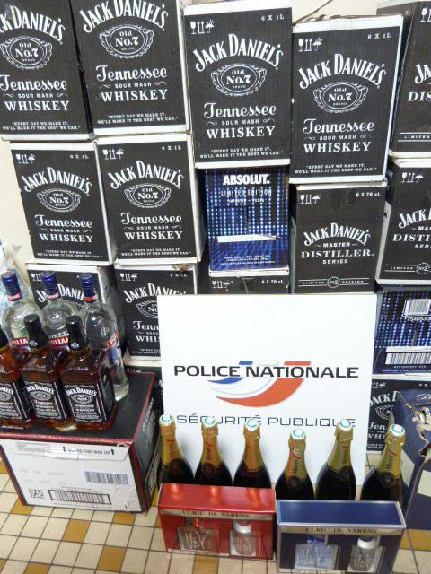 L'employé indélicat dérobait essentiellement des alcools de marques réputées (Photo@DDSP76)