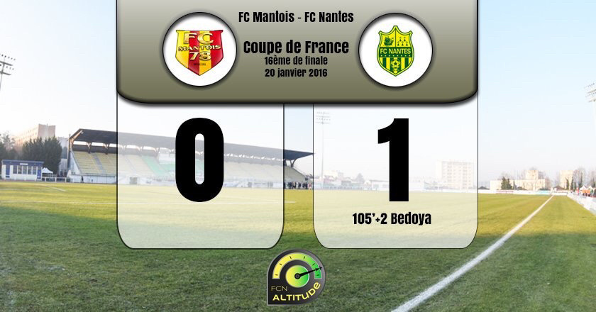 Le FC Mantois s'est incliné devant Nantes qui s'impose 1 but à 0 (Illustration@AltitudeFCN)