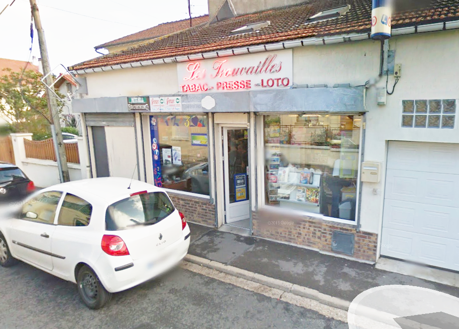 Le tabac-presse, rue de la Chapelle, à Carrières-sous-Poissy, a été braqué deux fois à huit jours d'intervalle (Illustration@Google maps)
