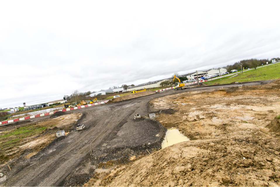 Eure : le chantier de la déviation de Bourg-Achard est lancé avec la construction d'un giratoire