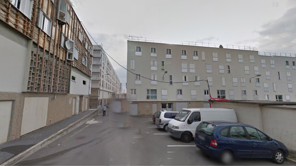 Place de l'2chauguette, dans la cité de la Noé, à Chanteloup-les-Vignes (Illustration@Google maps)