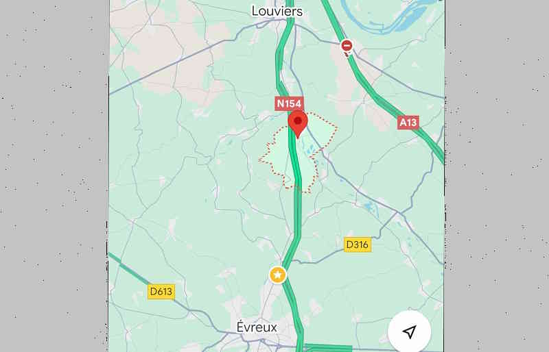 Le drame est survenu sur l'A154 à hauteur d'Heudreville-sur-Ville, dans le sens Louviers - Evreux