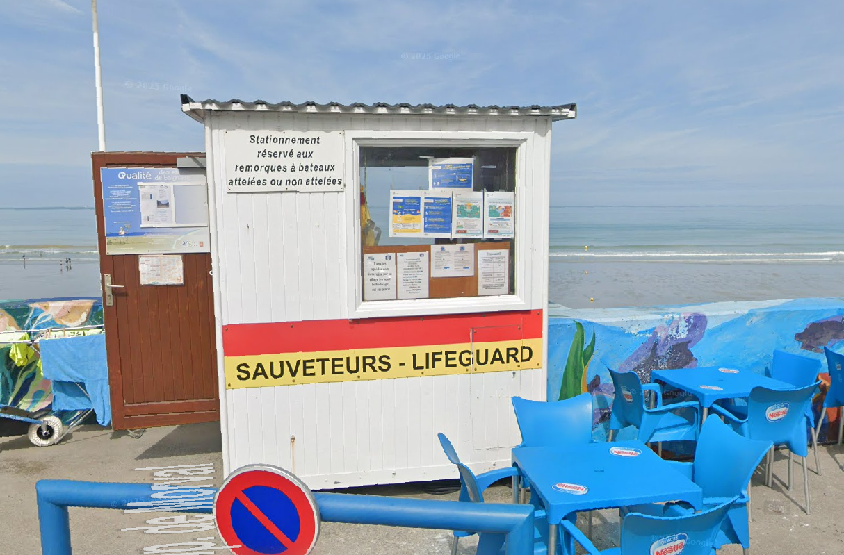 La plage de Berneval-le-Grand - Illustration