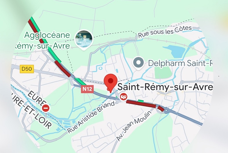 La RN12 coupée à la circulation pour environ deux heures suite à un accident ce matin dans l’Eure-et-Loir