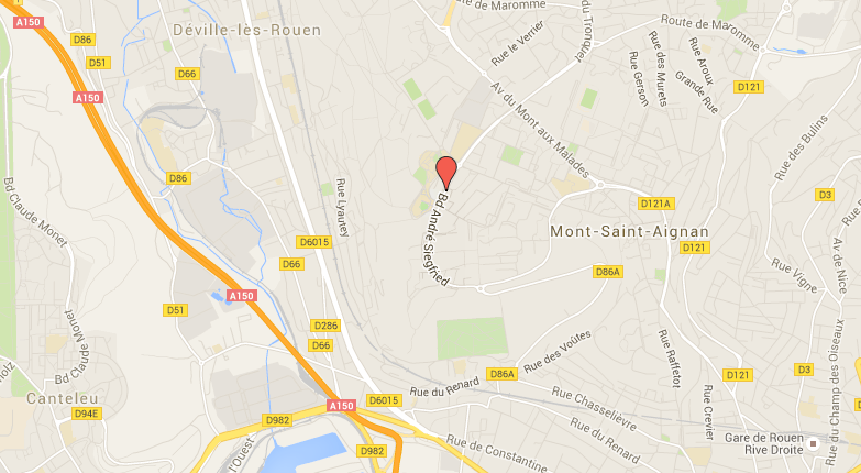 Fauchée par une voiture en traversant la rue à Mont-Saint-Aignan, l'octogénaire est décédée 
