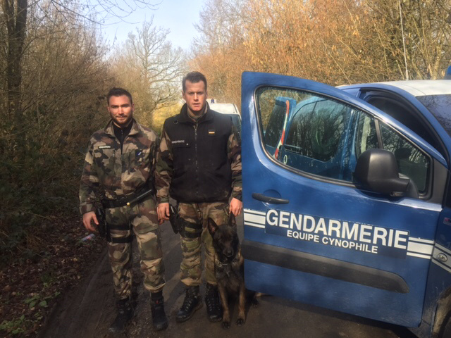 Les gendarmes ont repéré le véhicule signalé volé dans la nuit dans le Val d'Oise (photo@gendarmerie)