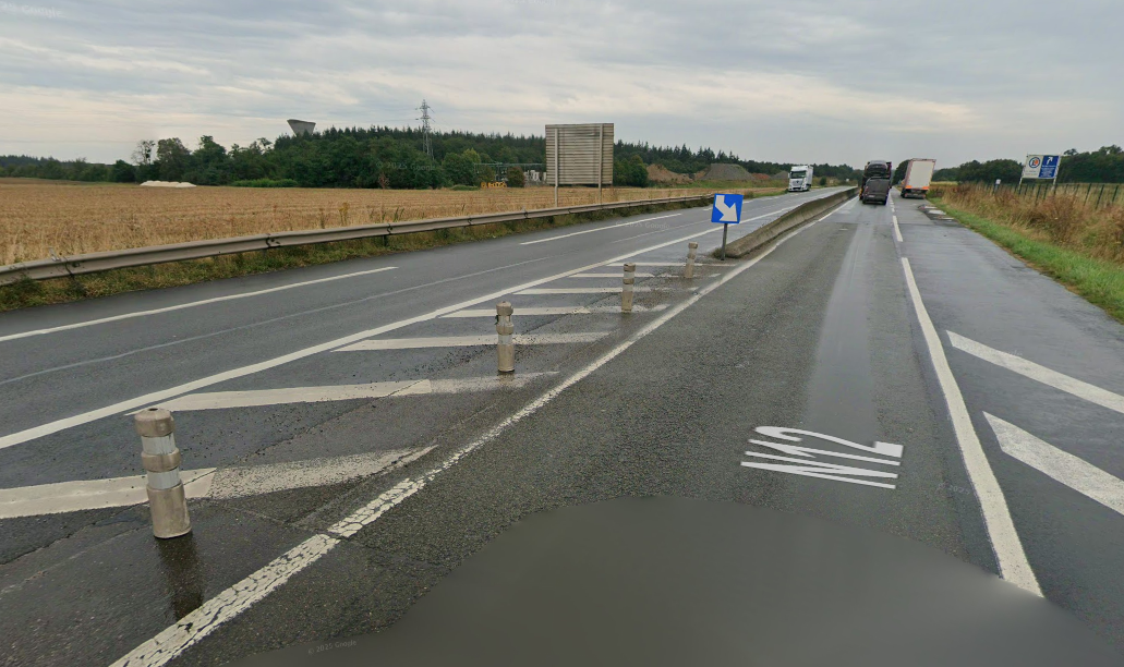 La chaussée de la N12 va faire peau neuve au niveau de La Madeleine-de-Nonancourt