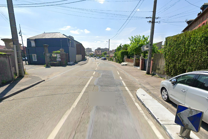 Le drame est survenu rue de l'Abbaye à Notre-Dame-de-Bondeville - Illustration Google Maps