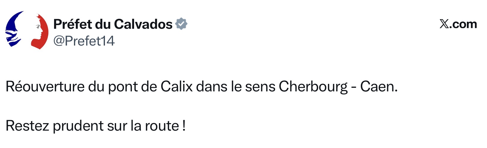 Sept véhicules impliqués dans un accident sur le viaduc de Calix à Caen : gros bouchons à l’heure de pointe
