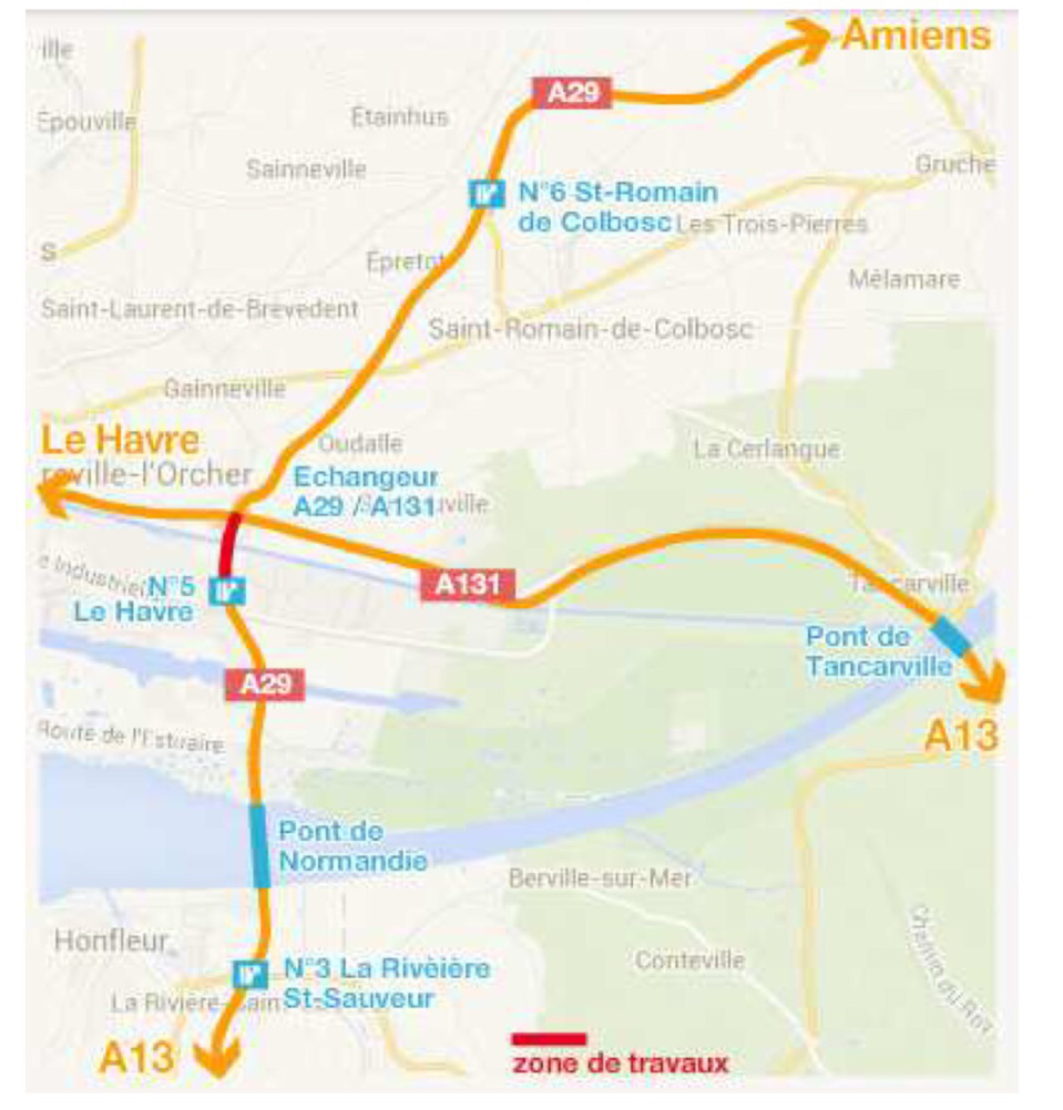 Le pont mobile du Havre en travaux : ralentissements à prévoir du 4 au 15 avril