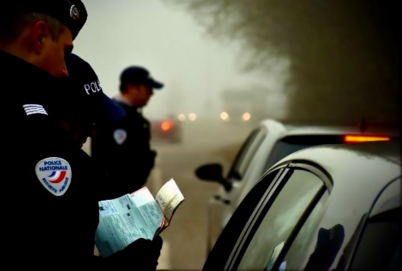 La conductrice a fait l'objet d'un contrôle d'alcoolémie mis en place de nuit par la police de Fécamp - Illustration DIPN76