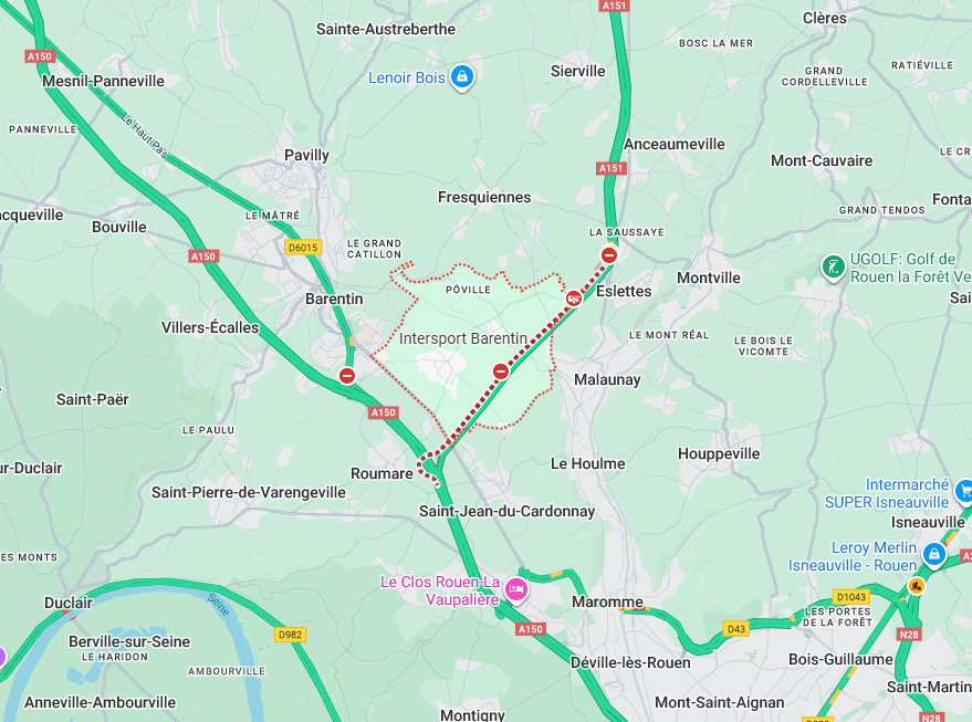 Camion-citerne couché : l’A151 fermée à la circulation entre Eslettes et Pissy-Pôville, en Seine-Maritime